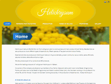 Tablet Screenshot of helichrysum-croatia.com